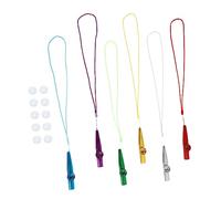 ibasenice Metal Kazoo with Extra Membranes Easy to Play Musical Instrument with Lanyards for All Ages and Various Instruments Compact and Portable Design for Travel and Fun