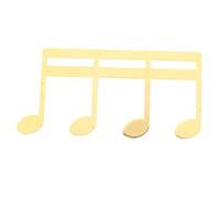 ibasenice Metal Music Note Clip Sheet Music Holder Clamp Gold Portable Page Holder for Piano and Guitar
