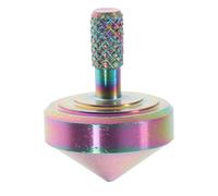 ibasenice Metal Spinning Top Toy Mini Desktop Gyroscope for Stress Relief Portable Pocket Size Fidget Toy with over 3 Minutes Spin Time Durable Alloy Construction