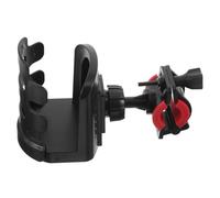 ibasenice Mic Material Rotation and Adjustable Stand with Stable 360° Cup Space-saving Design, Sturdy Plastic Metal Compact for Live Streaming and Speaking Engagements