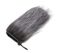 ibasenice Microphone Cover Furry Windscreen Noise Reduction Accessory for Outdoor Interviews Protects against Wind Breath and Spit Grey Essential for Recording