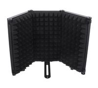 ibasenice Microphone Filter Shield Wind Screen U-shaped Soundproof Cover for Studio Recording Streaming Podcast Noise Reduction Microphone Accessories Set