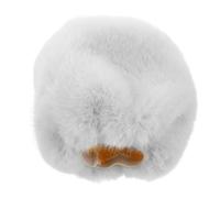 ibasenice Microphone Windshield Furry Pop Filter Cover White Lavalier Mic Windscreen Muff for Indoor Outdoor Noise Reduction