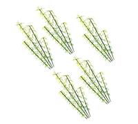 ibasenice Mini Artificial Bamboo Plant Set 20pcs Plastic Faux Bamboo Decor with 8cm-15cm Sizes for Home and Garden Landscape DIY Micro Scenery