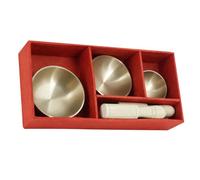 ibasenice Mini Buddhist Singing Bowl Tibetan Meditation Bowl Mallet Handmade Yoga for Mindfulness Journey