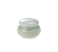 ibasenice Mini Ceramic Travel Makeup Pot Rouge Storage Tank Sealed Bottle 4.6x2.7x3.5cm Small Travel Pots Portable Toiletry Bottles