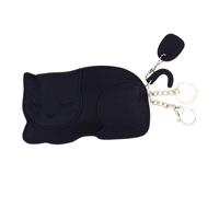 ibasenice Mini Coin Purse Change Bag Black Adorable Slim Storage Pouch Compact Wallet for Travel and Daily Use