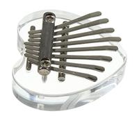 ibasenice Mini Kalimba Piano 8 Keys Thumb Piano for Beginners Boys and Girls, Synthetic Material with 8 Tone Engrave Scale, Portable Musical Instrument to Develop Hands-on Ability
