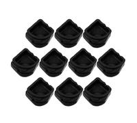 ibasenice Mini Reptile Water Dish Resin Material 10pcs with High Stability and Space Saving Design Black Colour for Small Pets and Crickets for Spider Habitat and Small Animal Enclosures