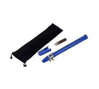 ibasenice Mini Saxophone Kit Sax Accessories for Boys and Girls Beginners Portable Pocket Sax Blue Handmade Woodwind Instrument