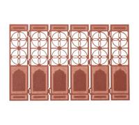 ibasenice Mini Screen for Decor 1:20 Scale Folding Plastic Divider with Harmonious Fusion of Tradition and Trend, Suitable for Counters and Indoor Accents