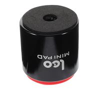 ibasenice Mini Silent Drum Pad 1.5-inch Portable Dumb Drum Practice Pad Sound Absorbent Mount for Cymbal Stand