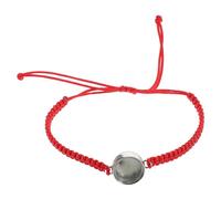 ibasenice Mini Stainless Steel Threaded Bracelet with Braided Red Rope Openable Design for Easy Filler Replacement Stylish Jewelry for Daily Wear and Valentine Day Accessories