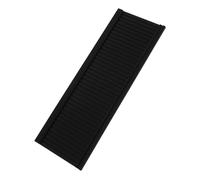 ibasenice Miniature Dollhouse Wall Paneling Black Plastic Interior Wainscoting for Creative Play Stain-resistant Low Maintenance Authentic Texture for DIY Mini Home Decor