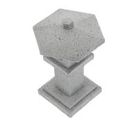 ibasenice Miniature Oriental Pagoda Figurine Durable Garden Ornament Traditional Japanese Bonsai Decor for Home and Zen Fish Tank Landscape