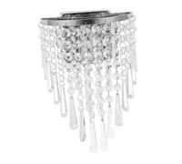 ibasenice Modern Semi Circular Crystal Wall Lights Wall Lamp Decorative Light Mount Crystal