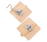 ibasenice Montessori Busy Board Door Latch Natural Sensory Activity for Fine Motor Skill Development Portable Educational Handicraft Accessory