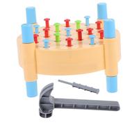 ibasenice Montessori Hammer for Interactive Pounding Activity Table with Colorful Design Enhancing Gross Motor Skills Hand Eye Coordination Early Learning Educational Game