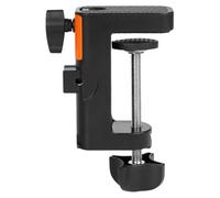 ibasenice Multi-functional Iron Desk Lamp Mount Clamp Non- Design Mic Holder Support Tabletop Retaining Clip for Home and Studio Use