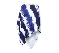 ibasenice Multi-Functional Nursing Cover Breathable Car Seat Stroller Cover for Breastfeeding Comfortable Washable Nursing Shield Stylish Tie-dye Blue Design