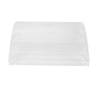 ibasenice Multi-layer Acrylic Cosmetic Rack Makeup Finishing Rack Simple Organiser for Lipsticks and Nail Polish Prevents Falling for Desktop Storage