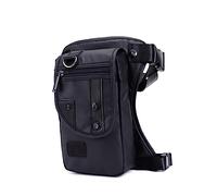 ibasenice Multifunctional Men's Leg Bag Portable Black Sling Bag for Sports Hiking and Travel Lightweight and Stylish Outdoor Gear
