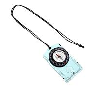ibasenice Multifunctional Outdoor Compass with Acrylic Scale Ruler for Map Reading and Navigation Portable Lightweight Explorer Tool for Hiking Camping Backpacking Travel