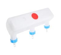 ibasenice Multiple Pacifiers Feeder for Lambs Goats and Cows Plastic Breeding Device with Capacity Smooth Edges for Safe Animal Feeding Lightweight Portable Livestock Nursing Equipment