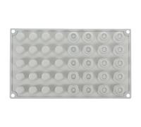 ibasenice Mushroom Silicone Mold Small Chocolate Molds Easy to Release Versatile Mushroom-Shaped Candy Cupcake Decorating Tool for Birthday Parties