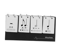 ibasenice Music Rhythm Exercises Card Innovative Music Flashcards for Reading Note Training Portable Teaching Tools