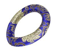 ibasenice Music Singing Bowl Pad Blue Silk Cotton Cushion for Meditation Sound Bowl Decor Mat
