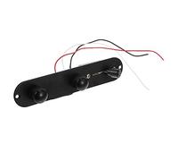 ibasenice Musical Instrument Circuit Control Plate Potentiometer for Electric Guitar Black
