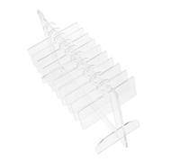 ibasenice Nail Art Display Board Acrylic Hanger Shaped Nail Tips Organizer for Salon Practice Hanger Stand