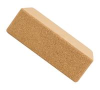 ibasenice Natural Cork Yoga Training Brick for Dancing and Fitness High Density Non Slip Yoga Block for Beginners to Advanced Lightweight Oak Exercise Support for Stability and Balance