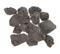 ibasenice Natural Red Volcanic Rock Diffuser Stone 500g 2-3cm Fish Tank Decoration Aquarium Volcanic Stone for Flower Pot and Home Craft