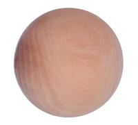 ibasenice Natural Solid Wood Round Ball Smooth Surface Pre-Polished Wooden Sphere Balls Without Burr for Decoration and Architectural Works