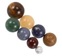 ibasenice Natural Stone Solar System Model Planets Set Educational Planet Ornaments for Learning Office Desk Decor Unique Teaching Figurines for Understanding