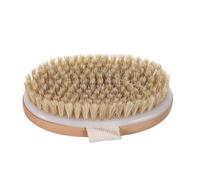 ibasenice Natural Wood Body Brush to Circulation and Remove Dust with Synthetic Bristles Handheld Spa and Exfoliating Bath Brush for Women for Use on Dry Skin