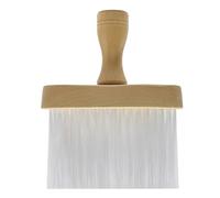 ibasenice Neck Duster Brush for Barber Shops and Homes, Synthetic Material with Thicken Wooden Handle for Better Grip, Lint-free Hair Cutting Tool for Removing Broken Hair and Salon Use