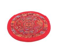 ibasenice Nepalese Handmade Singing Bowl Cushion Cloth Pad Buddhist Ritual Instrument Anti-Collision Mat
