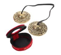 ibasenice Nepalese Meditation Cymbals Design Yoga Relaxation Bell Handmade Percussion Instrument for Sound Healing
