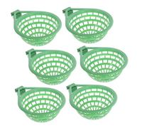 ibasenice Nesting Box Set 6pcs Bird Nest Bowl for Pigeon Parrot Small Birds Egg Nest Bowl