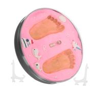 ibasenice Newborn Footprint Kit Handprint Kit for Shower Keepsake Frame Safe Paint for Feet and Hands Printing Shower Party Favors for Moms