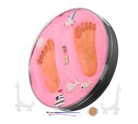 ibasenice Newborn Handprint Mud and Footprint Kit for Memory Art Shower Essentials Nursery Decor Boys and Girls Handprint Frame First Christmas Keepsake