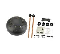 ibasenice Notes Tongue Drum Kit Metal Percussion Instrument Ethereal Hand Drum for Beginners for Yoga Music Practice
