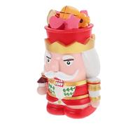 ibasenice Nutcracker Money Bank for Creative Resin Piggy Bank with Intricate Detailing Practical Coin Jar for Savings Home Decor for Boys Party Decorations