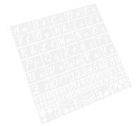 ibasenice of Alphabet Letter Stencils Lightweight and Easy to Carry Pet Material 40 Sheets with Beautiful and Chic Pattern for Painting and Crafts for Giving and American Flag Craft