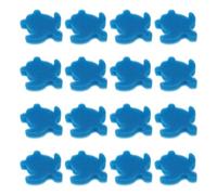 ibasenice Oil Absorbing Filtering Sponges Polyurethane Material 24pcs Tortoise Shaped Blue Reduces Maintenance and Controls Grease Efficiently for Bathtub and Pool