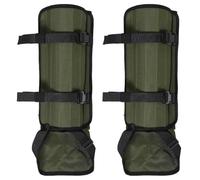 ibasenice Olive Green Snake Gaiters Leg Guards for Hiking and Hunting | Hiking Gaiters for Men, Waterproof Safety Leg Guards, Lawn Care Snake Protection, Breathable Mesh Lining, Quick Fastening