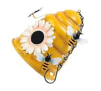 ibasenice Outdoor Hanging Bird House for Garden Decoration Space-saving Parrot Nest Box with Elegant Design Suitable for Backyard Courtyard and Birdwatching Enthusiasts